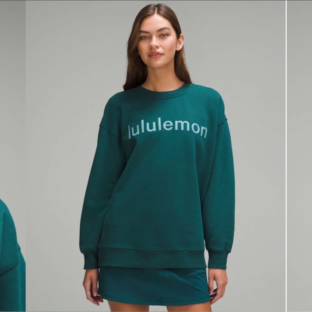 Lululemon Perfectly Oversized Crew in Storm Teal